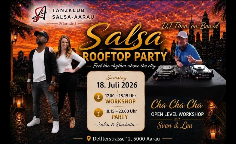 Rooftop Salsaparty in Aarau
