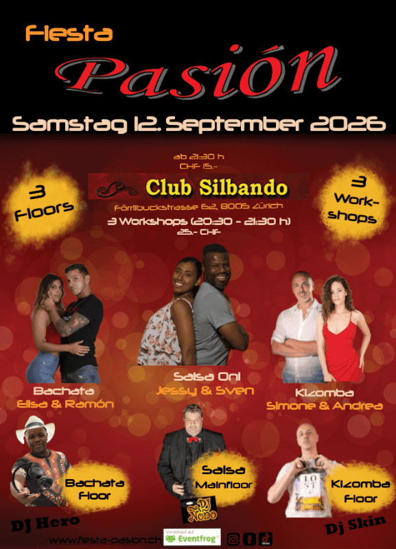 Fiesta Pasión - 3 Workshops & 3 Floors