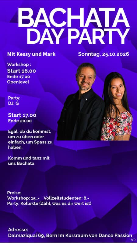 Bachata Day Party mit Kessy und Mark