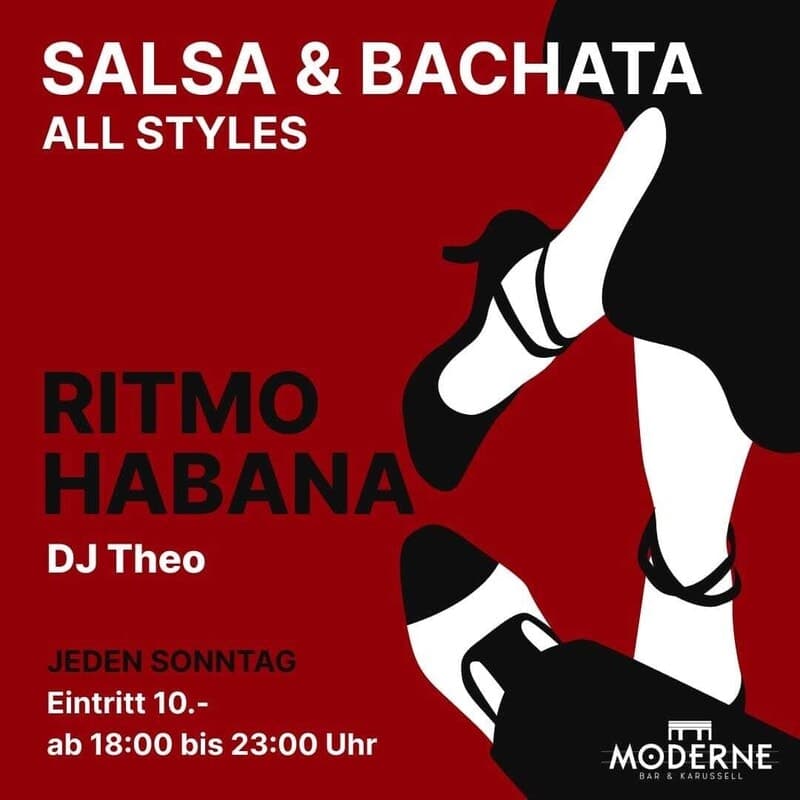 Jeden Sontag ★ RITMO SUNDAY ★ Salsa & Bachata mit DJ Theo