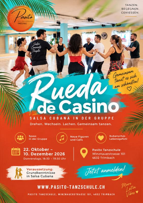 Rueda de Casino - Paso 1 (Anfängerkurs)