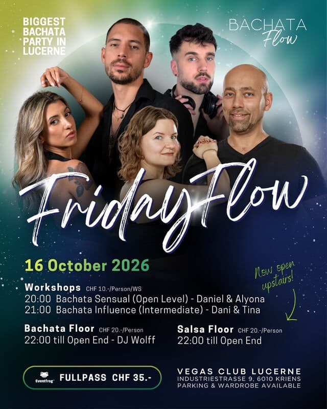 Friday Flow - Bachata & Salsa Party Lucerne